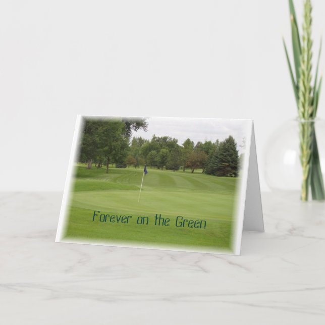 golf sympathy card (Front)