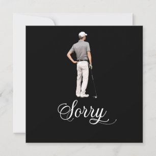 Golf sympathy sorry for your loss condolences  car card