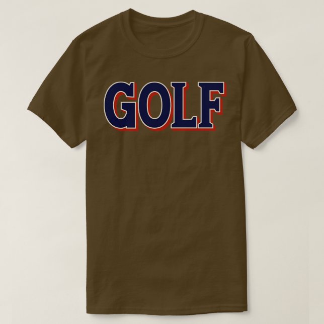 Golf T  T-Shirt (Design Front)