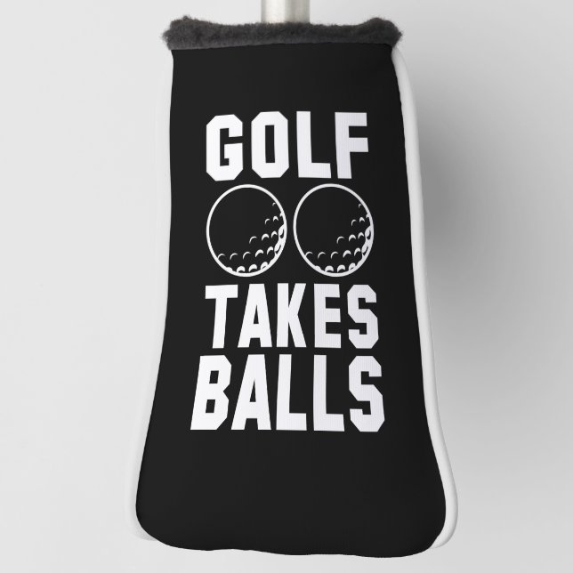 Golf Takes Balls Head Cover (Rotate 90)