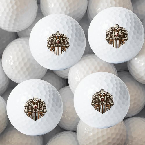 Golf Tech Evolution Crest Monogram Golf Balls