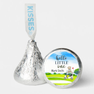 Golf Teddy Bear Boy for Baby Shower   Hershey®'s Kisses®
