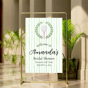 Golf Tee Bridal Shower Wedding Party Welcome Foam Board