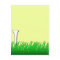 golf tee in grass