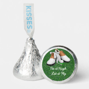 Golf Tee it high let it fly on green Hershey®'s Kisses®