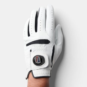 Golf Tee Psychobabble Splash Golf Glove by Iverson_Designs at Zazzle