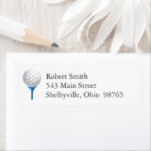 Golf Tee Return Address Labels (Insitu)