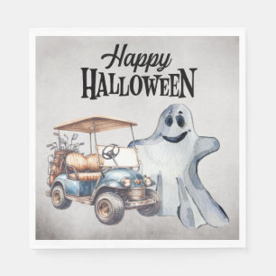 Golf Tee-rific Halloween: Golf Equipment Napkins