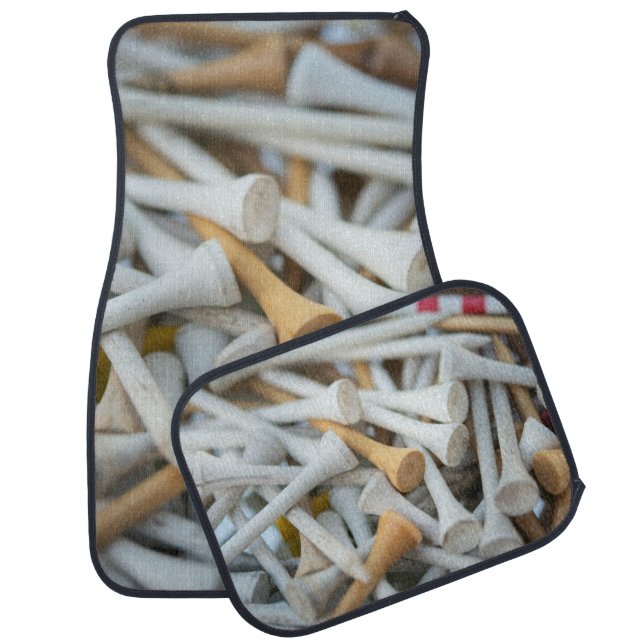 Golf Tees Car Floor Mat (Set)