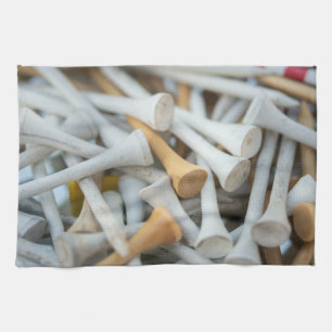 Golf Tees Kitchen Towel