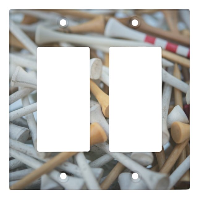 Golf Tees Light Switch Cover (Front)