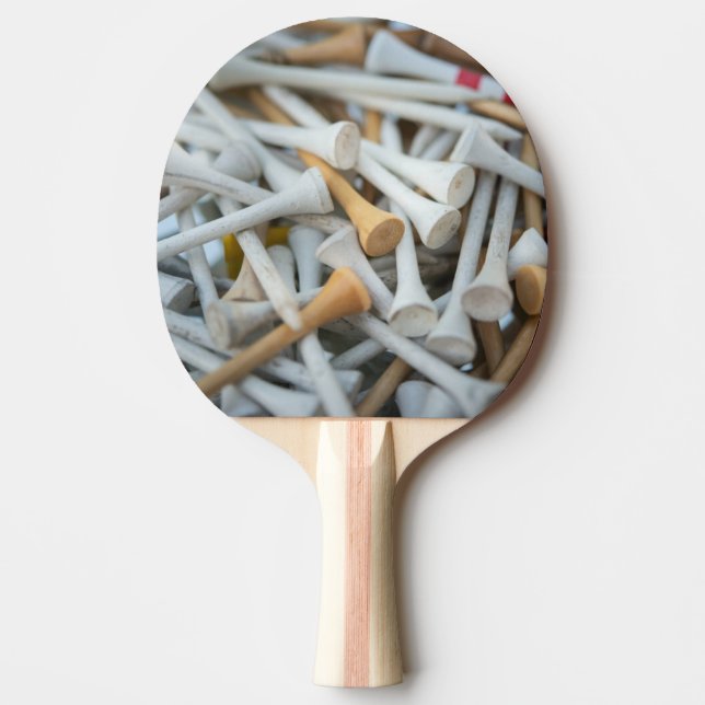 Golf Tees Ping Pong Paddle (Front)