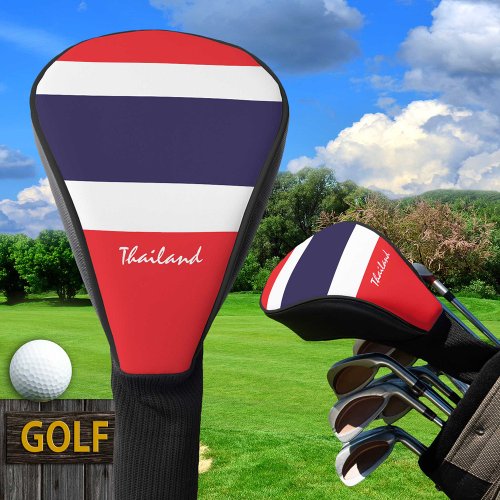 Golf Thailand  Thai Flag  Golf Clubs Covers