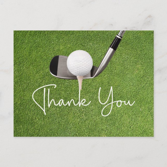 Golf  Thank you card  (Front)