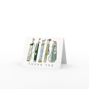 golf thank you card