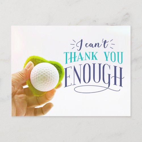 Golf Thank you card I cant thank you enough
