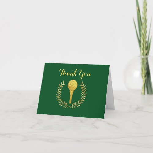 Golf Thank You Card or customize it