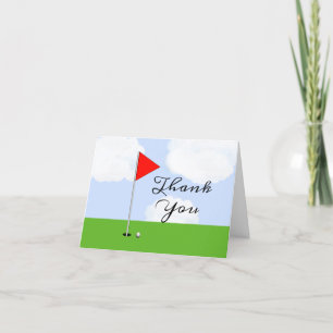 Golf Thank You Cards