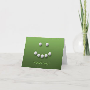 Golf Thank You! Letterpress Thank You Card