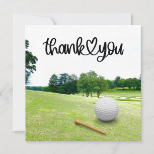 Golf  thank you so much for golfer ball on green card