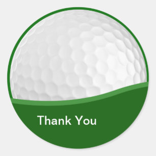 Golf Thank You Stickers