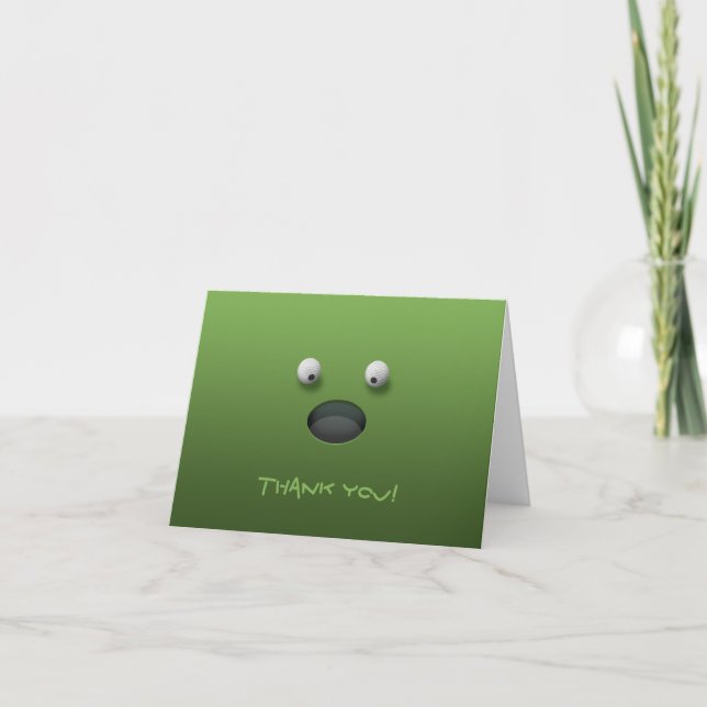 Golf Thank You! Thank You Card (Front)