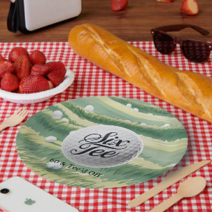 Golf Theme 60 & Tee’d Off Birthday Party  Paper Plates