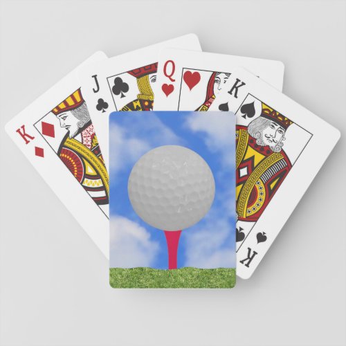 Golf Theme Bicycle Playing Cards