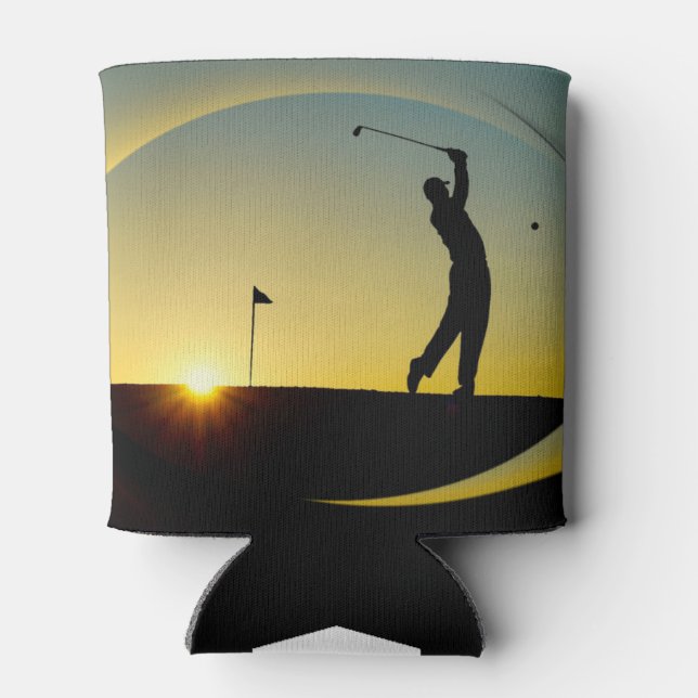 Golf Theme Can Cooler - HAMbWG (Back)