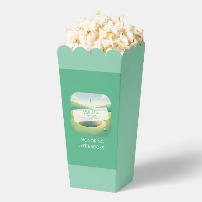 Golf Theme Favor Box (Popped)