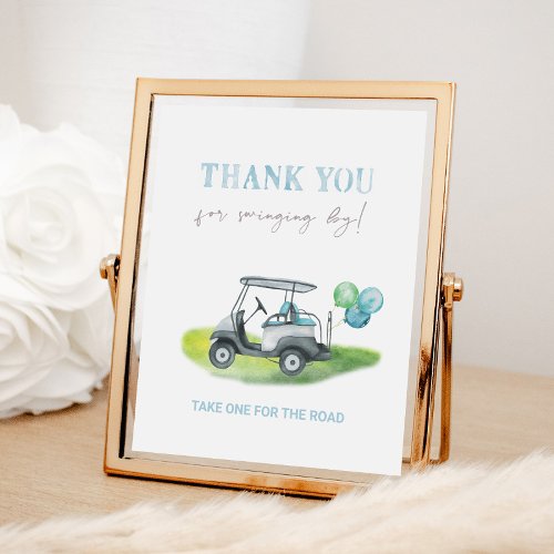 Golf Theme Favor Sign