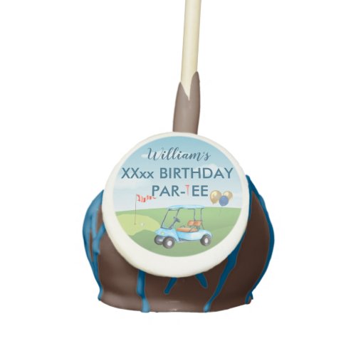 Golf Theme Food Golf Par_tee Personalize Cake Pops