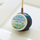 Golf Theme Food Golf Par-tee Personalize Cake Pops (Front Insitu)