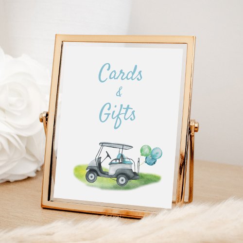 Golf Theme Gifts Birthday Sign