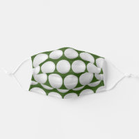 Golf Theme Golf Balls Pattern Face Masks For Men