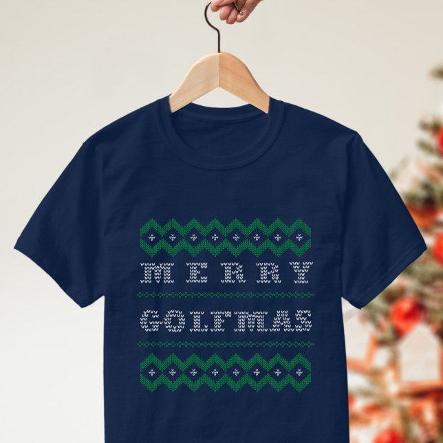 Golf Theme Merry Golfmas Holiday T-Shirt (Merry Golfmas! Perfect shirt to wear during the festive season)