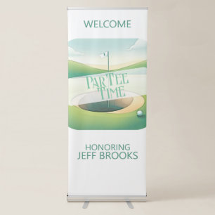 Golf Theme Party Retractable Banner