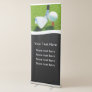 Golf Theme Vertical Budget Promotional Sign Banner