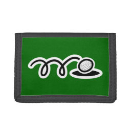 Golf theme wallets &amp; coin purses | Personalizable