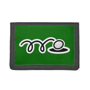Golf theme wallets & coin purses Personalizable
