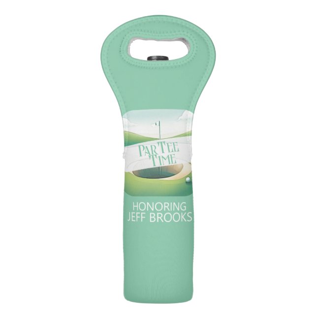 Golf Theme Wine Bag (Front)