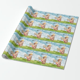 Golf themed Baby Shower / Birthday for Boy Wrapping Paper