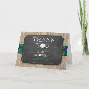 Golf Themed Baby Shower Thank you Cards