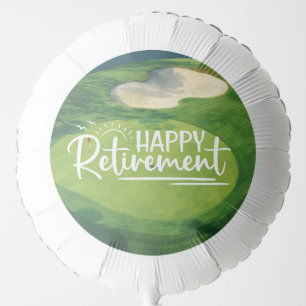 Golf themed for Golfer Retirement Party Balloon