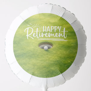 Golf themed for Golfer Retirement Party Balloon