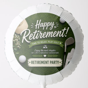 Golf themed for Golfer Retirement Party  Balloon