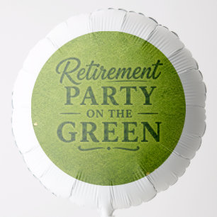 Golf themed for Golfer Retirement Party Balloon