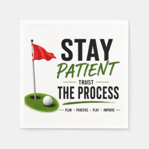 Golf themed for Golfer Retirement Party Napkins
