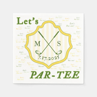 Golf Themed Par-tee Napkins