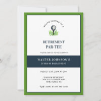 Golf Themed retirement PAR- TEE